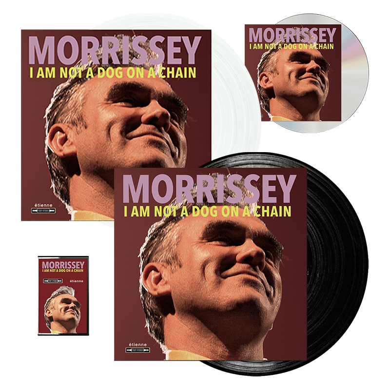 “I AM NOT A DOG ON A CHAIN” VINYL + CDS + CASSETTES & MORE - Order your copy of I Am Not A Dog On A Chain from the Official Album Store to be in with a chance of winning a limited edition signed poster, Wembley Arena set list and Vinyl.